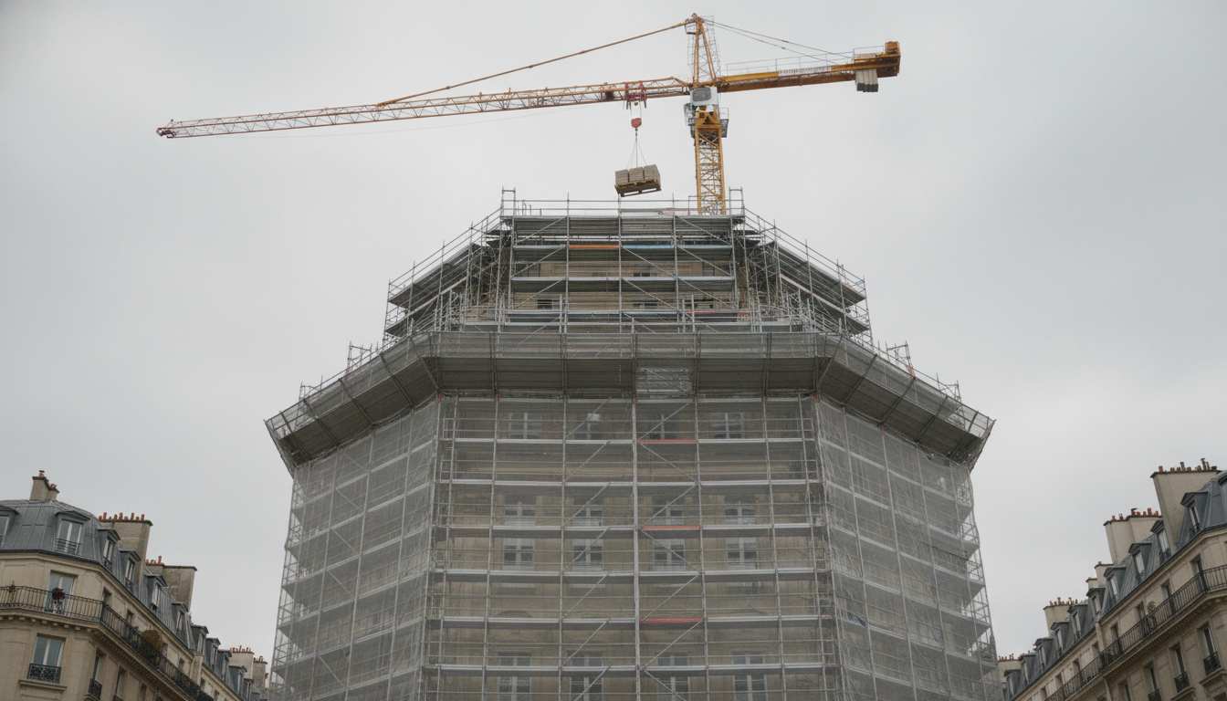 Coût d'un ravalement d'immeuble haussmannien