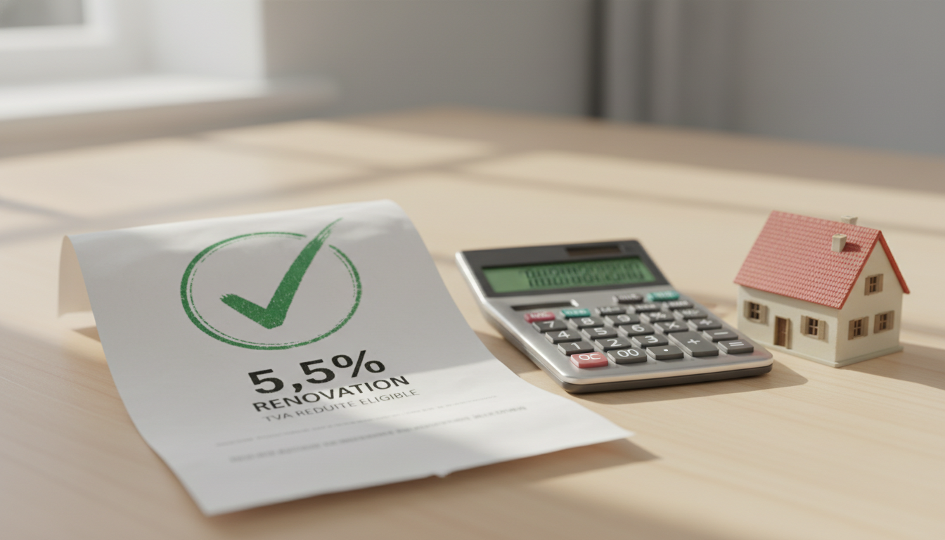 TVA 5,5% sur un ravalement de façade