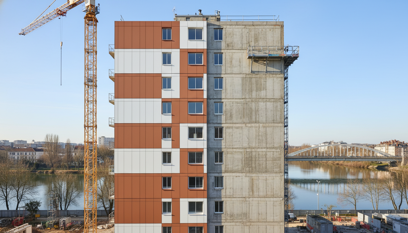 Façade caractéristique de Bezons