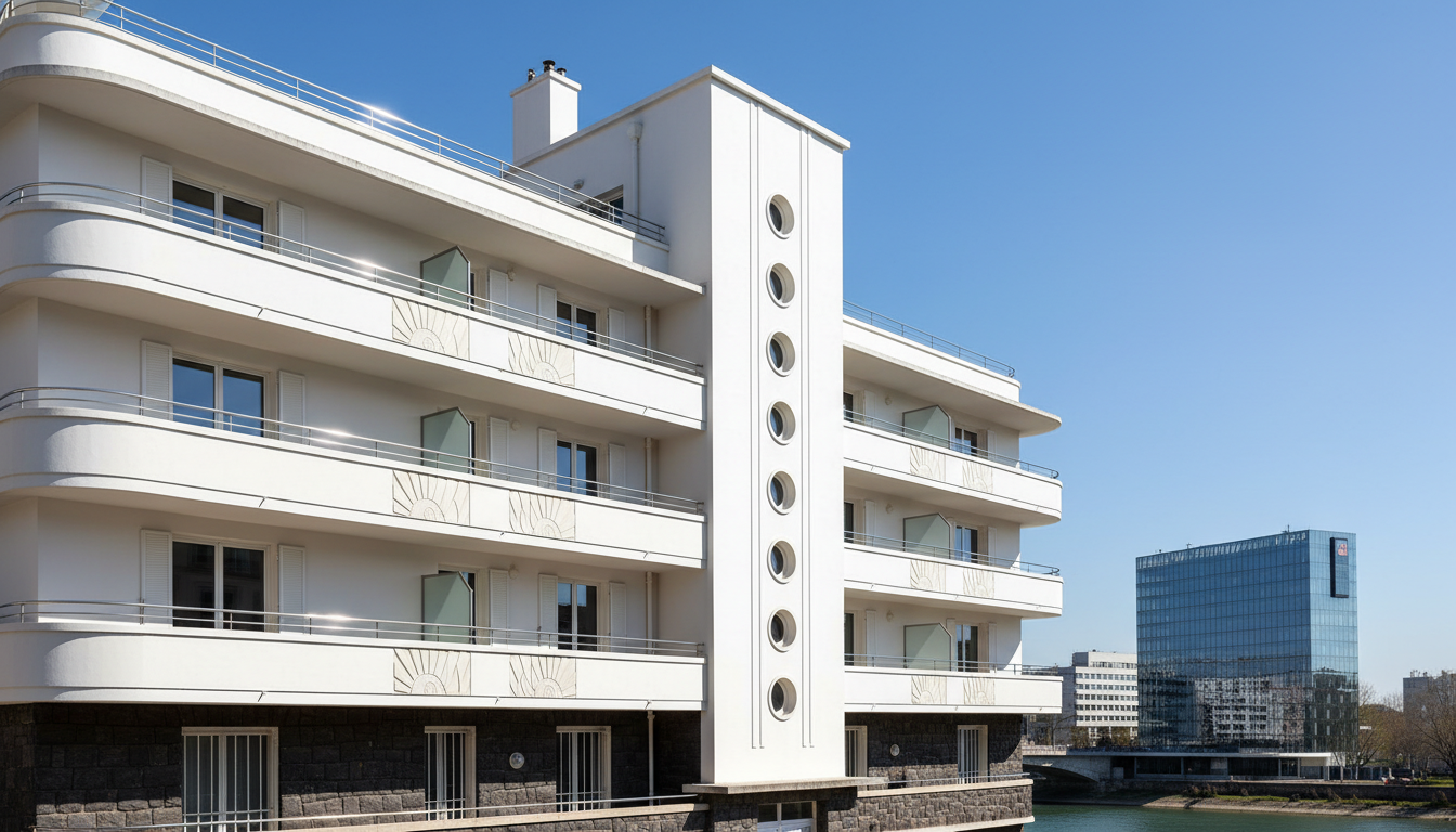 Façade caractéristique de Boulogne-Billancourt