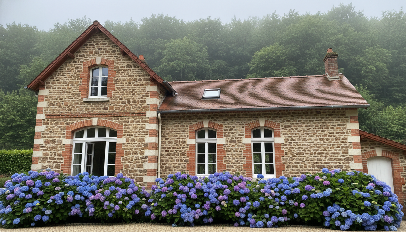 Façade caractéristique de Marly-le-Roi