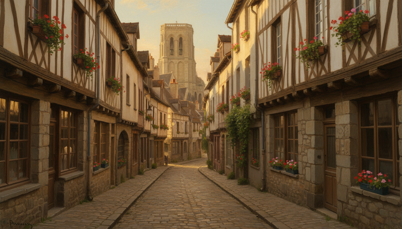 Façade caractéristique de Pontoise