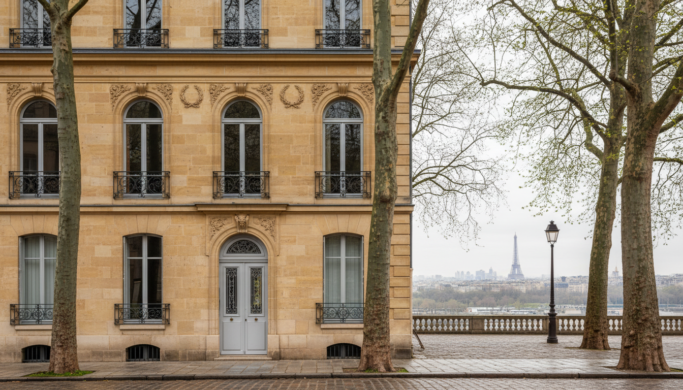 Façade caractéristique de Saint-Germain-en-Laye