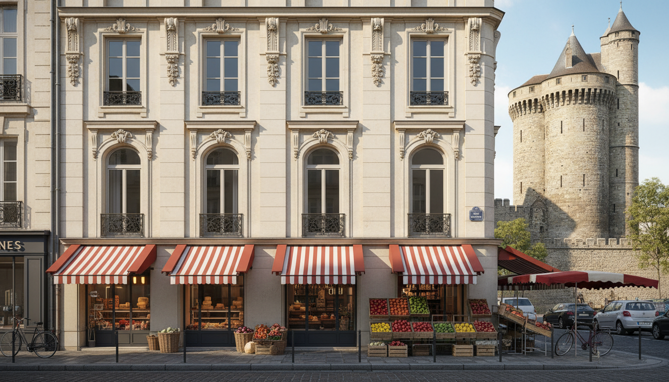 Façade caractéristique de Vincennes
