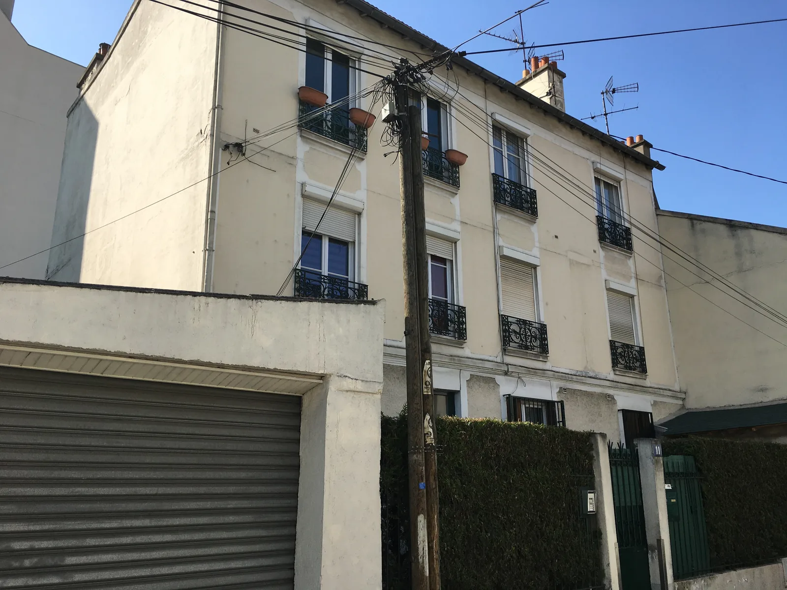 Isolation thermique par l'extérieur et faux colombage Ivry-sur-Seine — avant