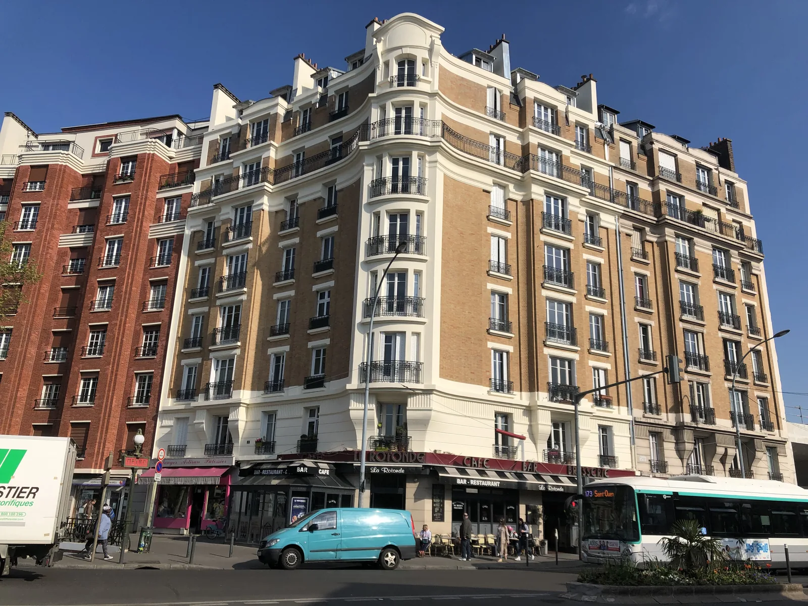Hydrogommage et peinture minérale Saint-Ouen — après