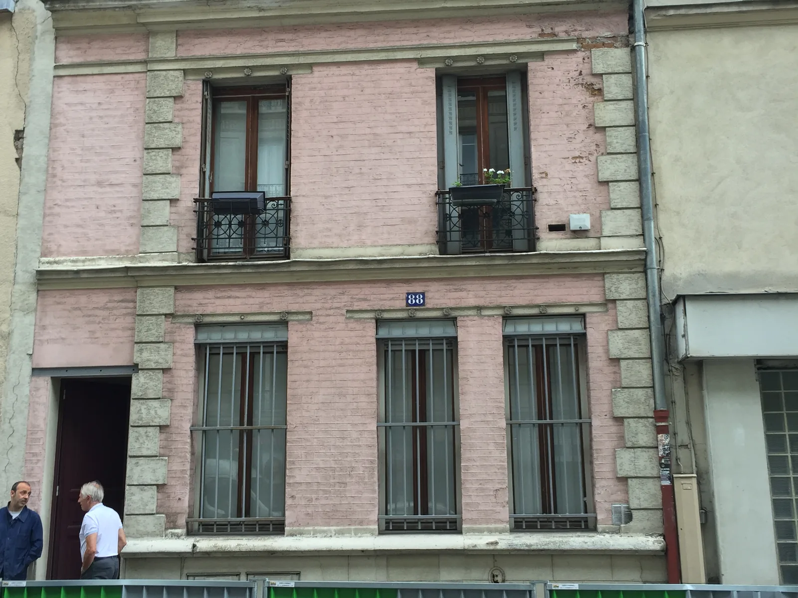 Peinture et enduit à la chaux Paris — avant